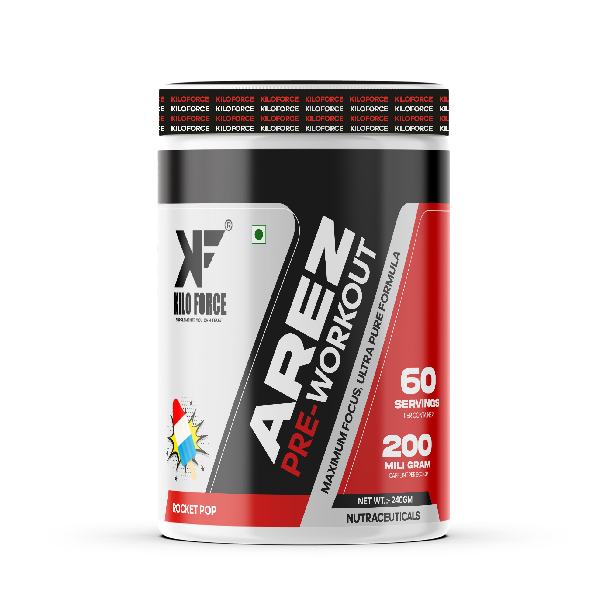 kiloforce whey protein - KILOFORCE Arez Pre-Workout - Image 6