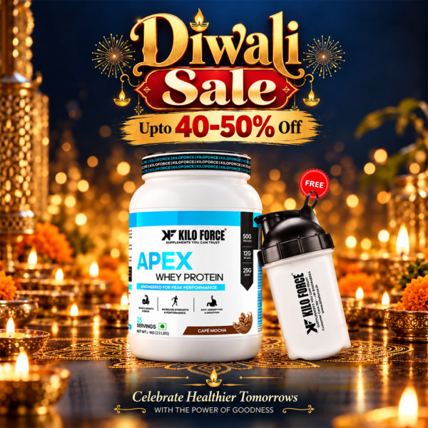 Kiloforce Apex Whey Protein + Free Shaker