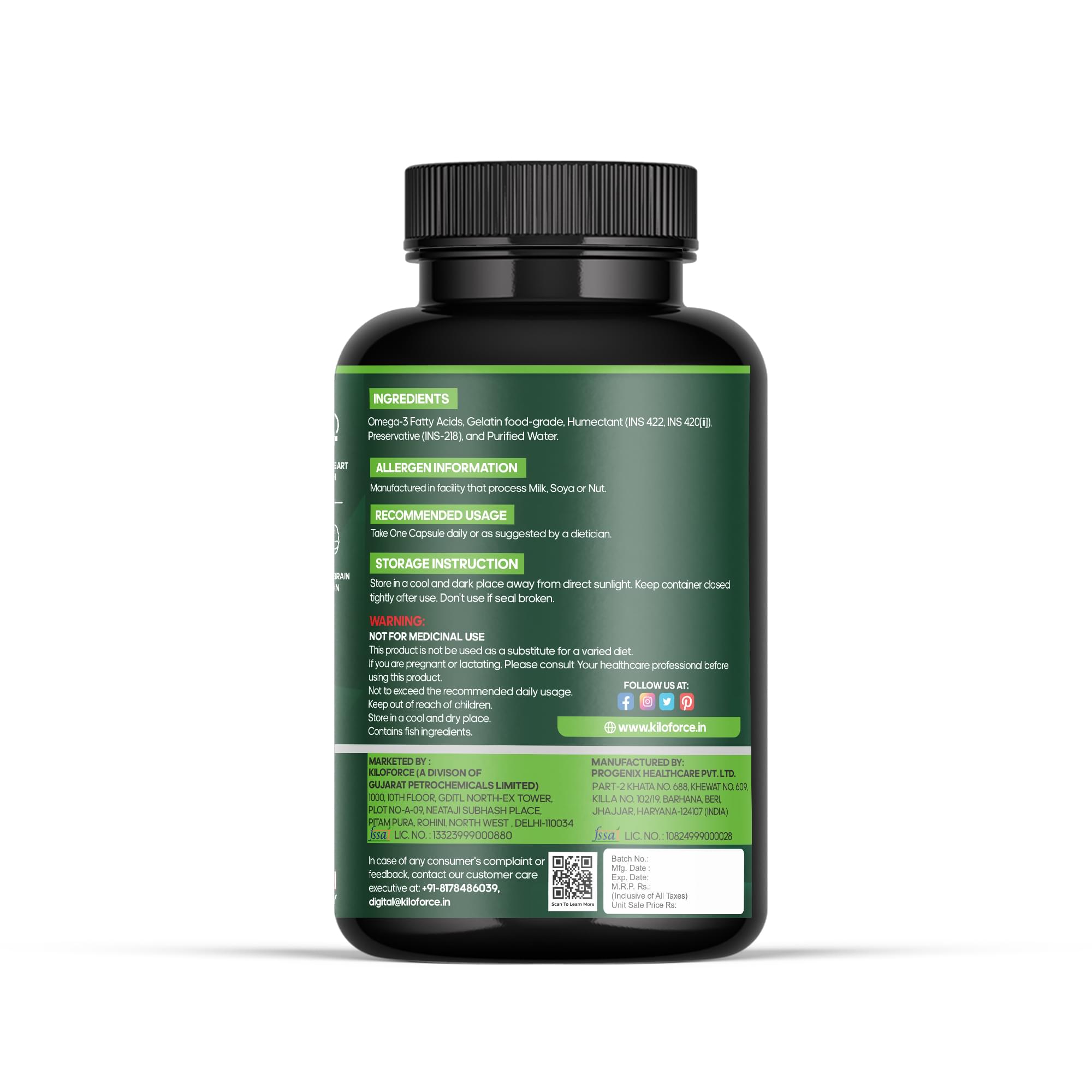 KILOFORCE Omega-3 Fish oil - Image 3