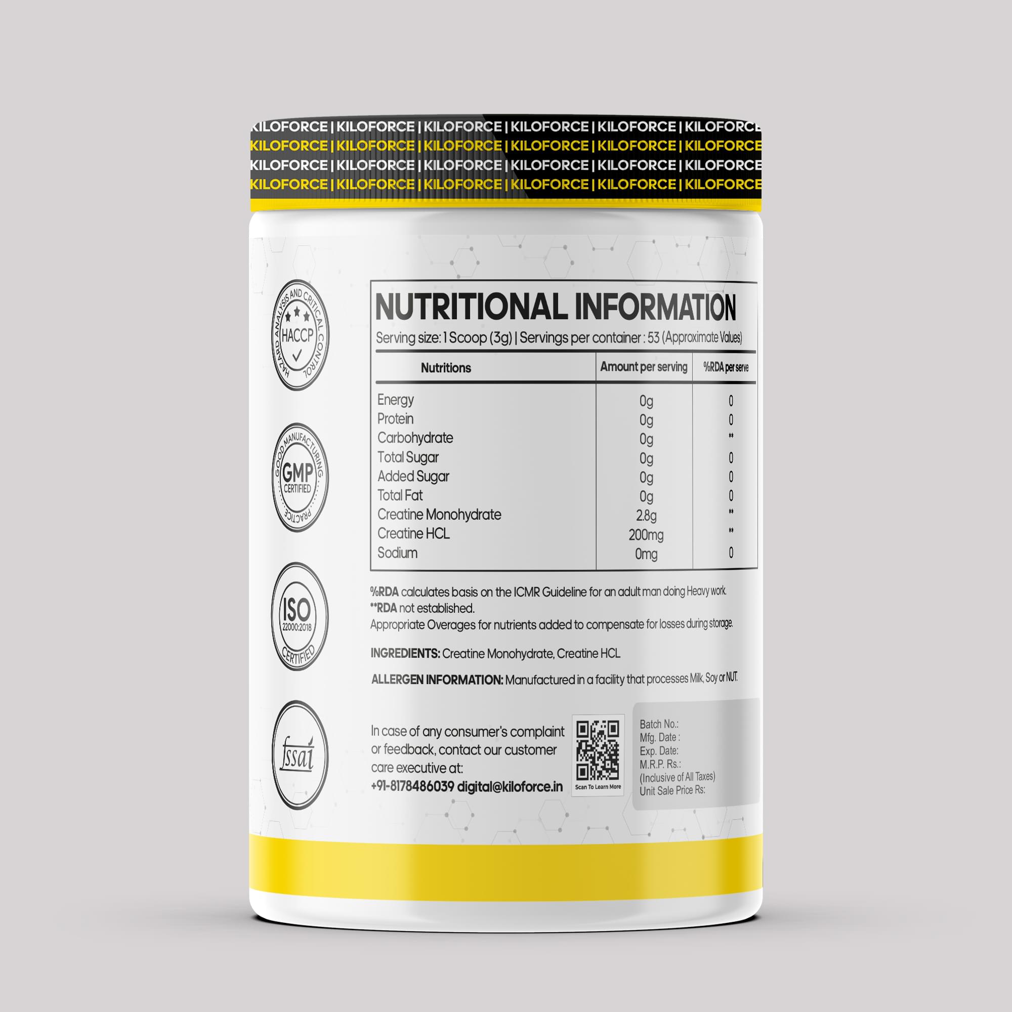 kiloforce whey protein - Kiloforce Creatine Monohydrate - Image 2