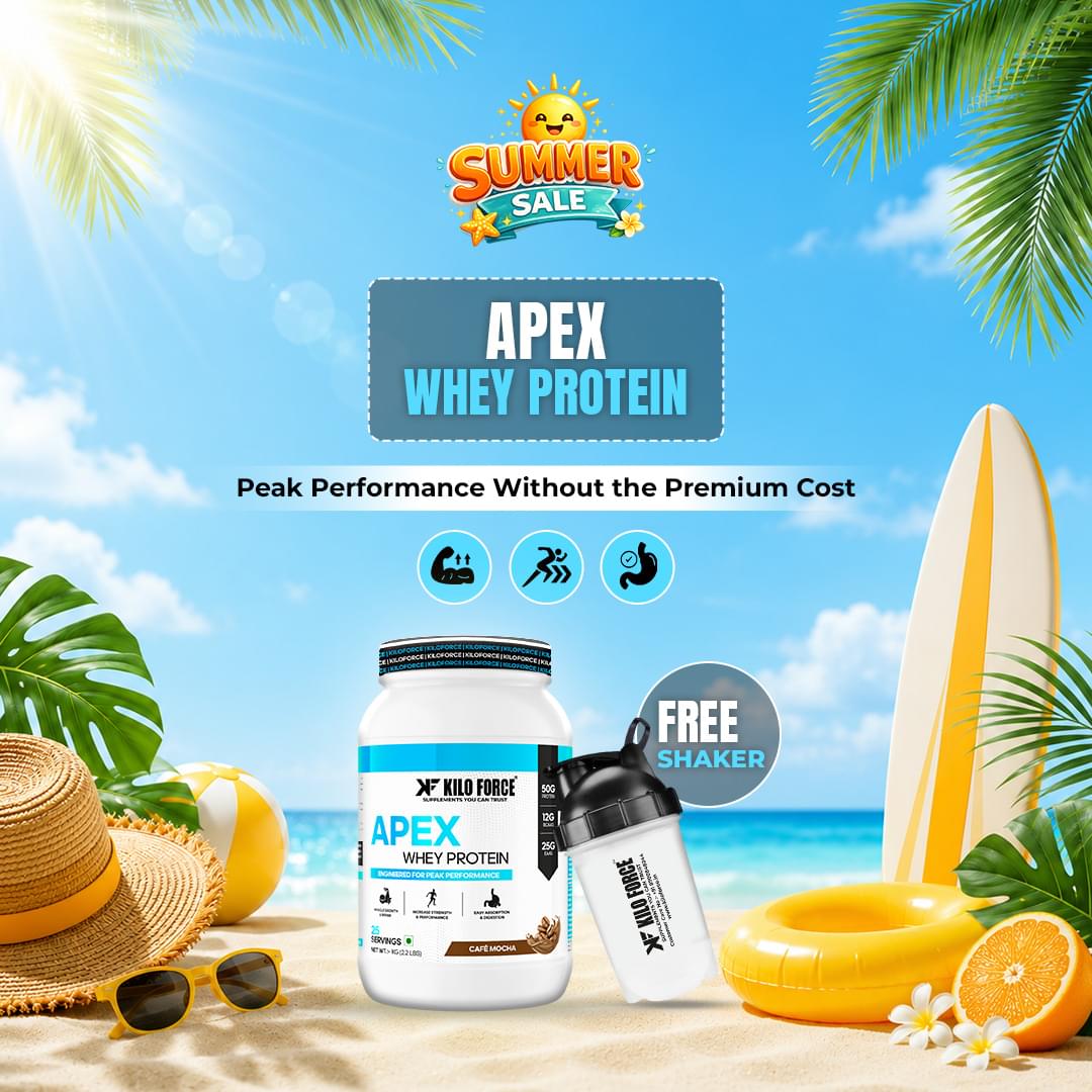 Kiloforce Apex Whey Protein + Free Shaker
