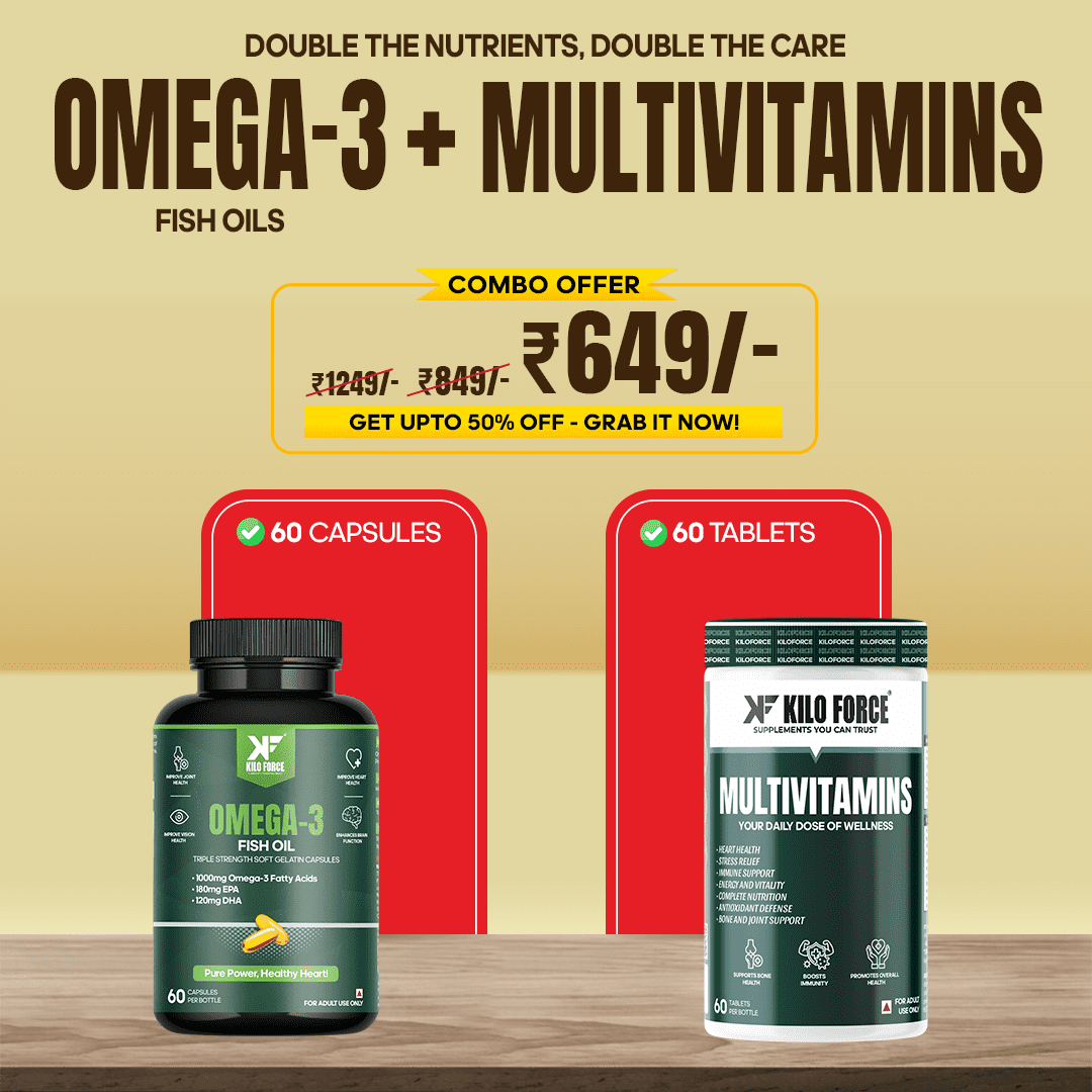 Big Sale live: Omega-3 Fish Oil + Multivitamin Combo