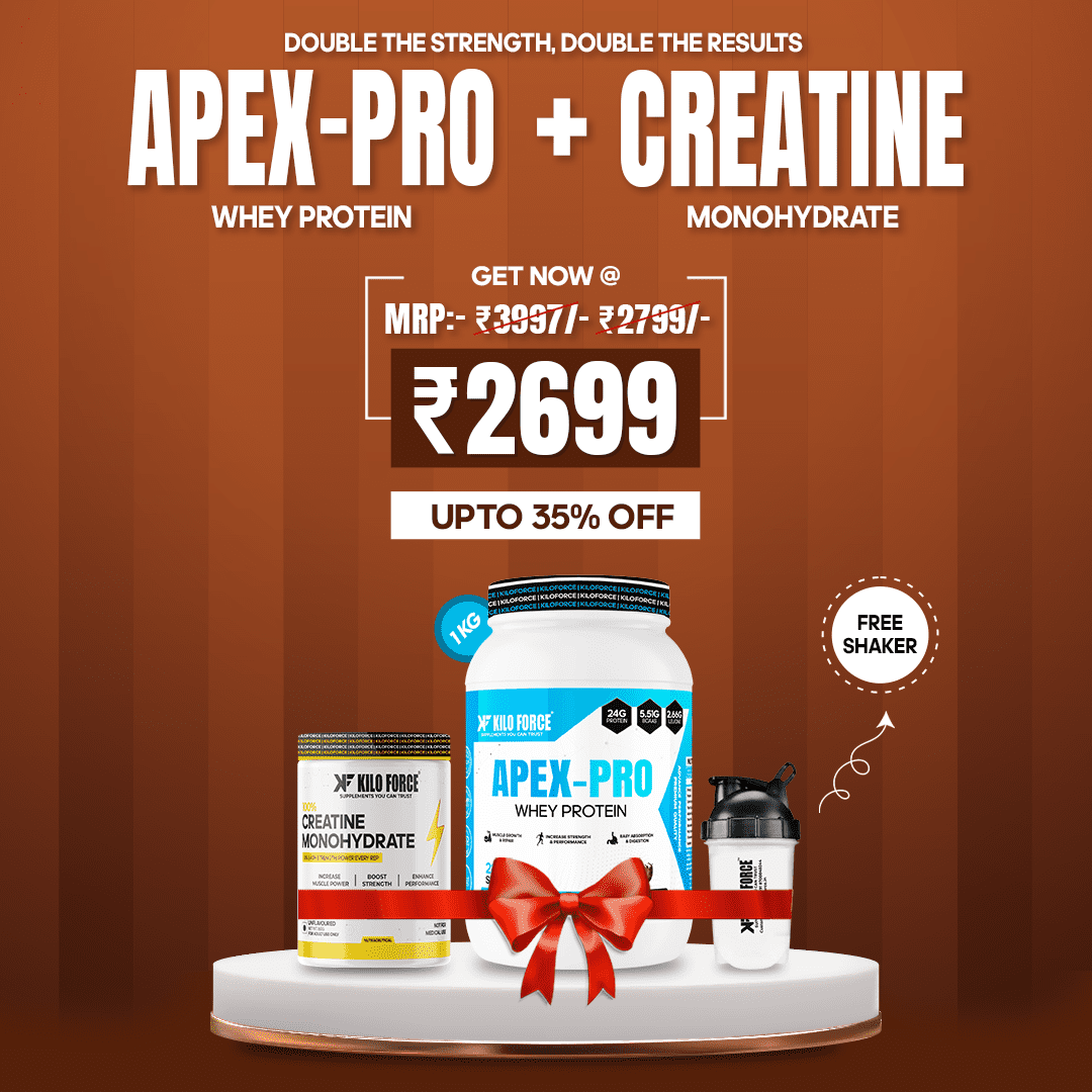 Big Sale live: Apex Pro Whey Protein + Creatine Monohydrate + Free Shaker