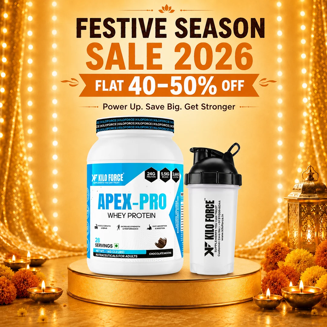 Kiloforce Apex pro Whey Protein + Free Shaker